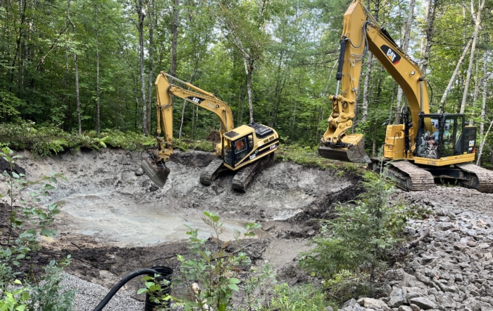 Watson Hill Fire Pond Dredging & Hydrant Installation