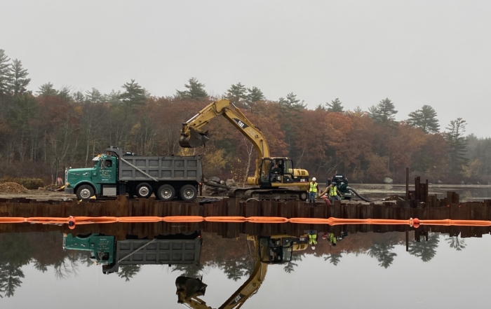 Lees Mill Landing Retaining Wall